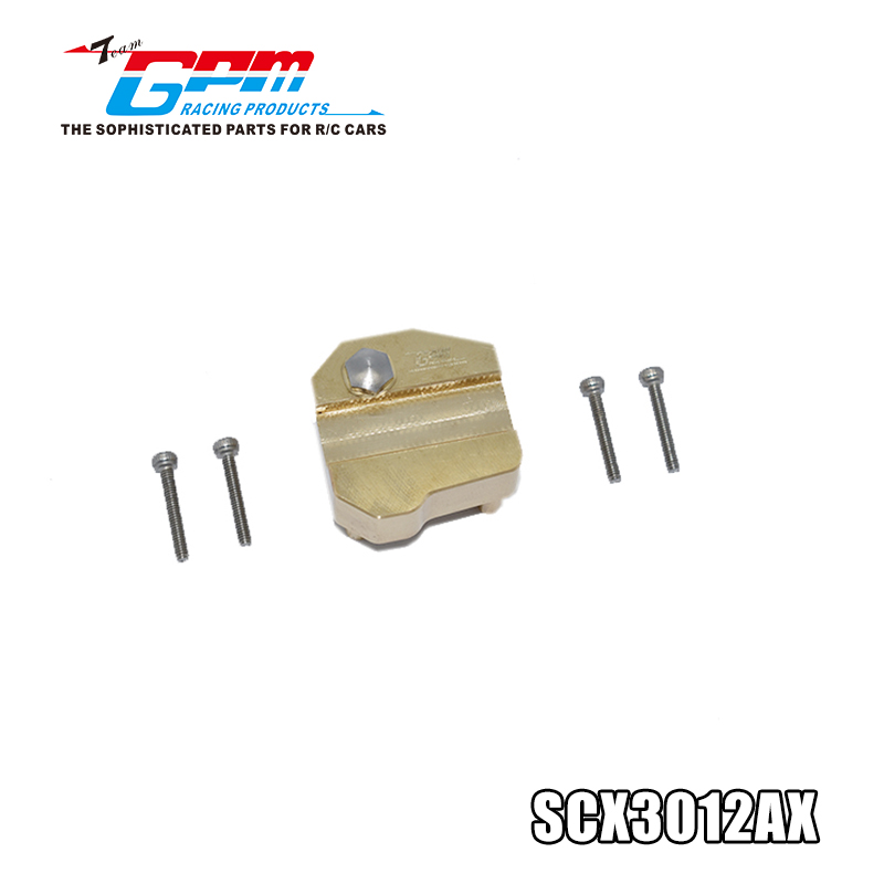 BRASS FRONT/REAR GEARBOX COVER SCX3012AX FOR Axial AXI03007 SCX10 III AXI03007 Gladiator AXI0306 T1/T2